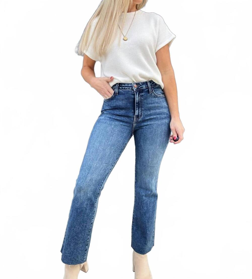 NEW L.T.J sicily scissor cut jeans in blue